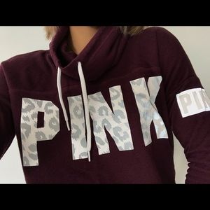 PINK Cowl Neck Sweater